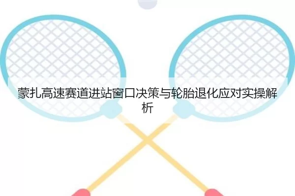 蒙扎高速赛道进站窗口决策与轮胎退化应对实操解析